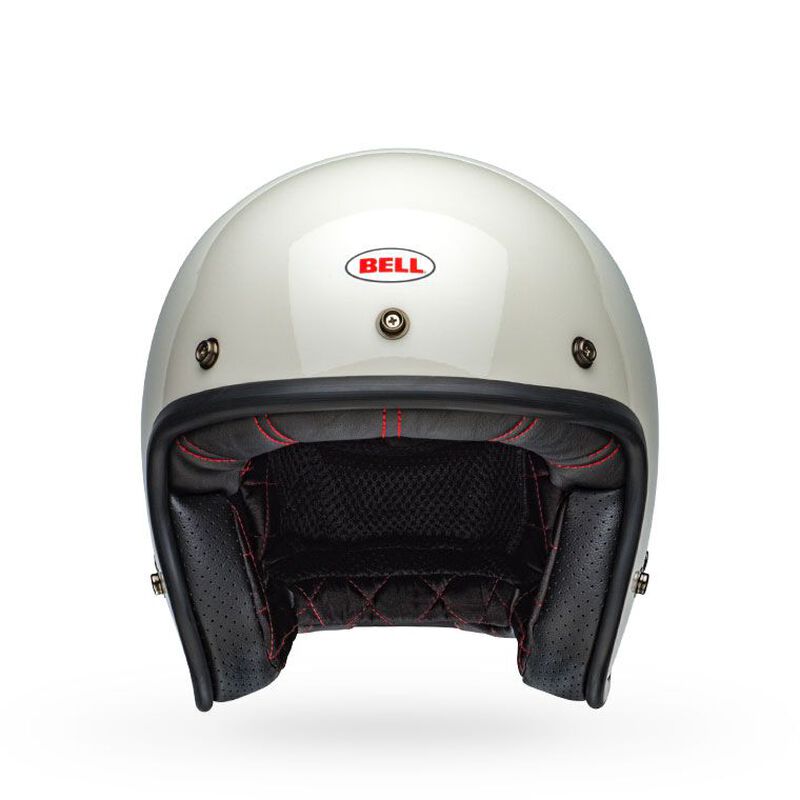 Bell Jet Custom 500 Helmet White Vintage XL – Moto Design Customs