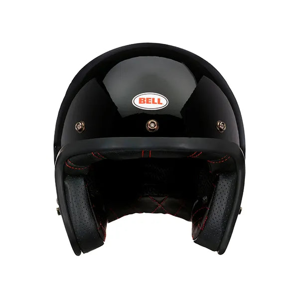 Bell Custom 500 Solid Gloss Black helmet – Moto Design Customs